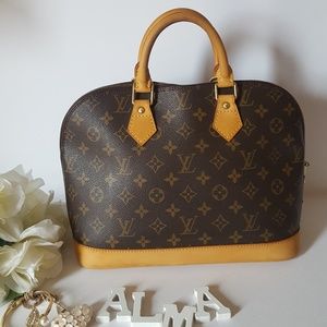 Authentic Louis Vuitton Alma Handbag